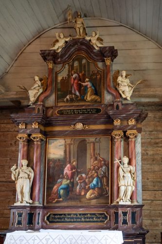 The altarpiece in St. Jørgen’s Church. Photo: Bergen City Museum.