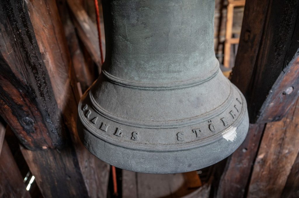 Church bell at St. Jørgen's Hospital. Photo: Bergen City Museum.