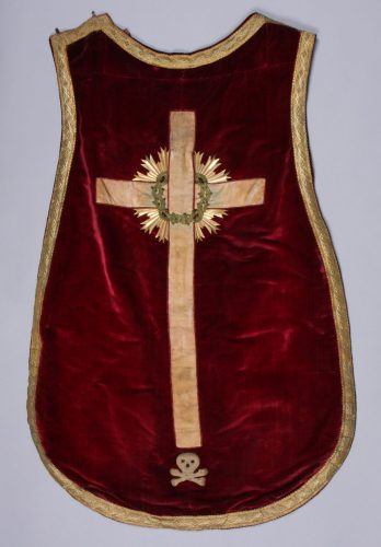 Chasuble from St Jørgen’s Church. Photo: Bergen City Museum.